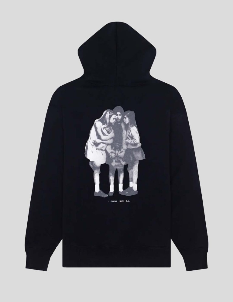 Suadera FUCK AWESOME hote fa hoodie nero